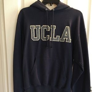 Classic UCLA Hooded Sweatshirt, Unisex, S, Navy